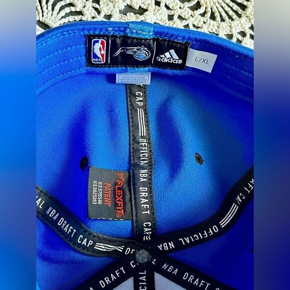 Adidas Official NBA Draft Cap Bl Wh L/XL - Picture 8 of 14